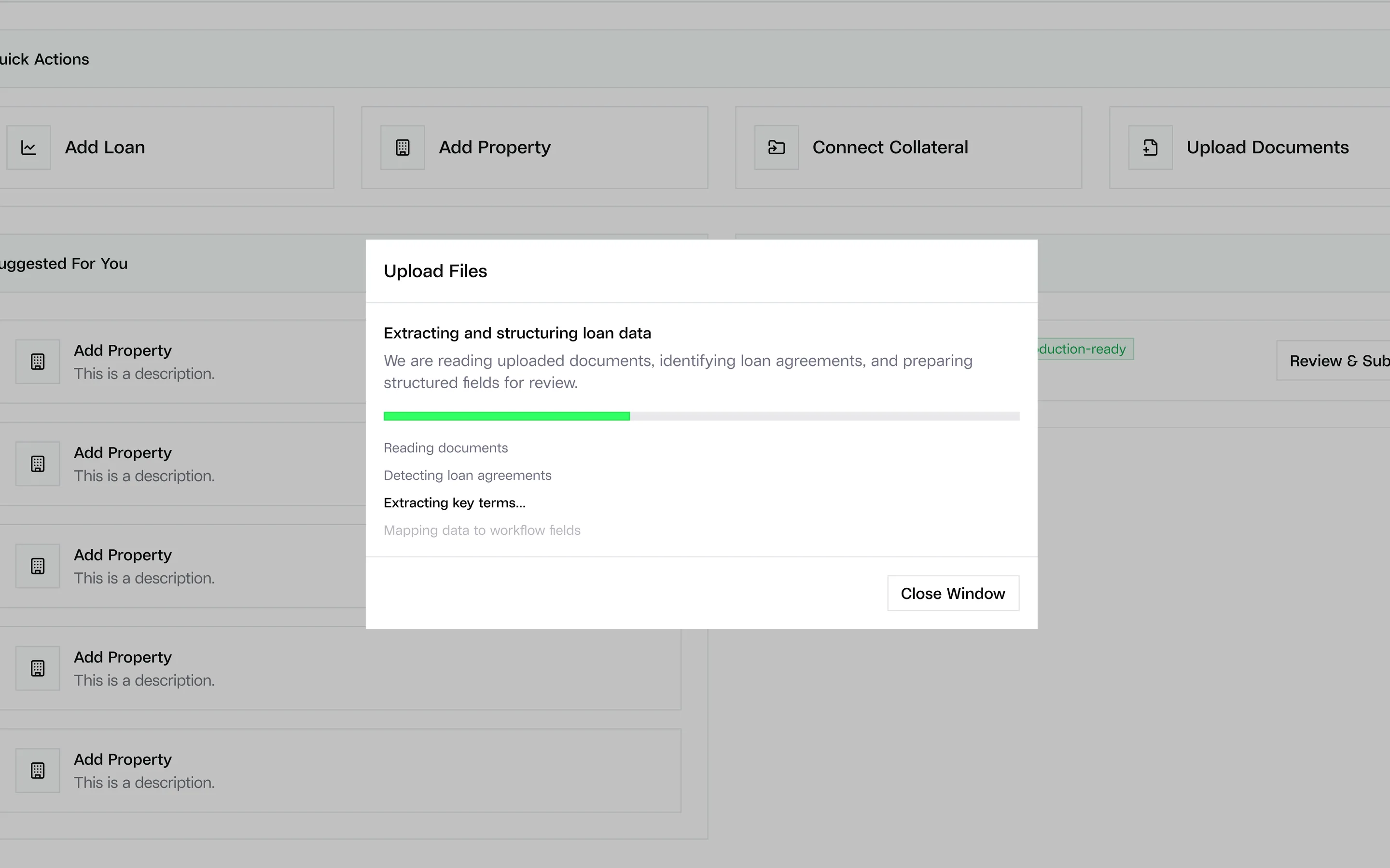 Onefin product screenshot