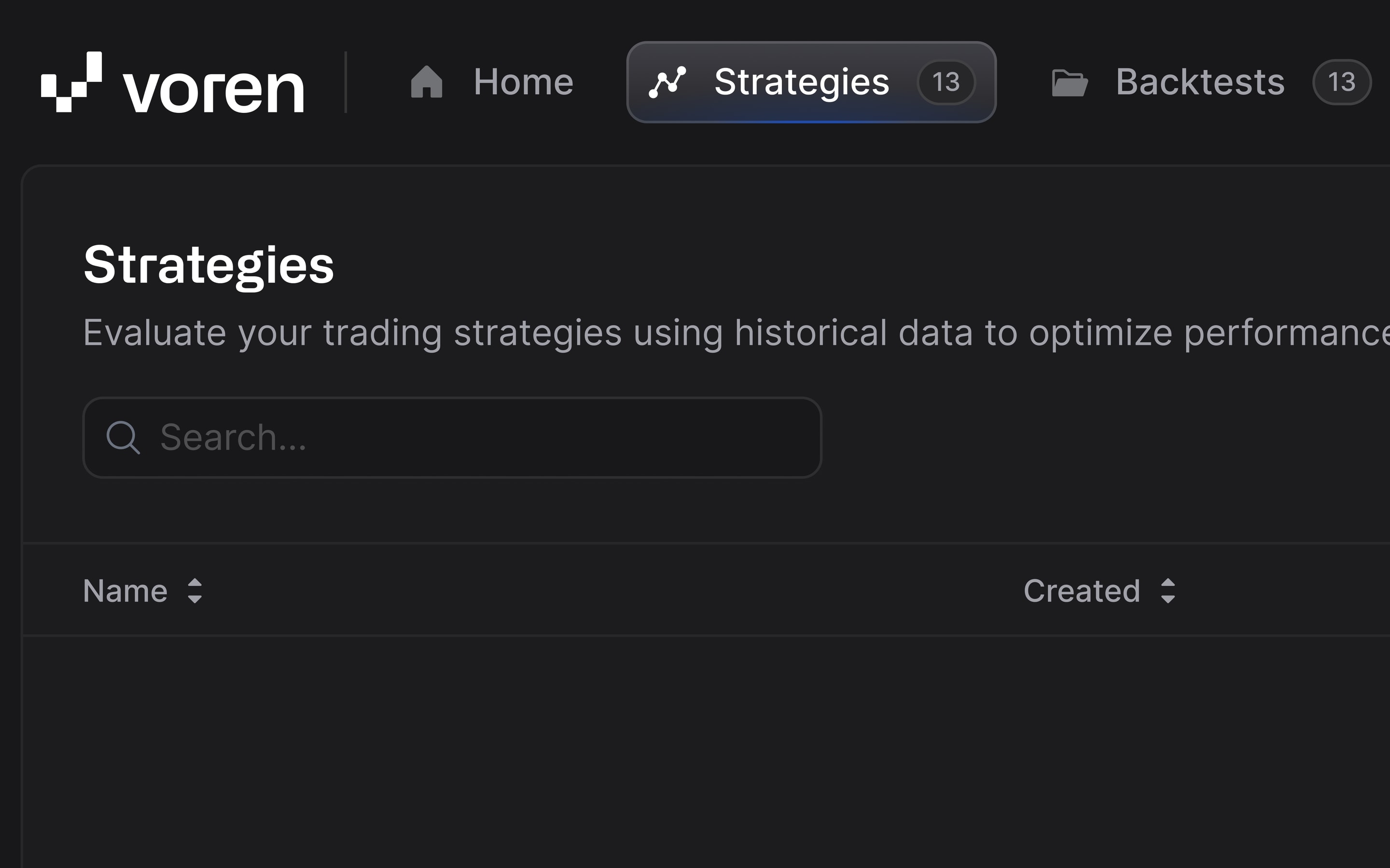 Voren product screenshot