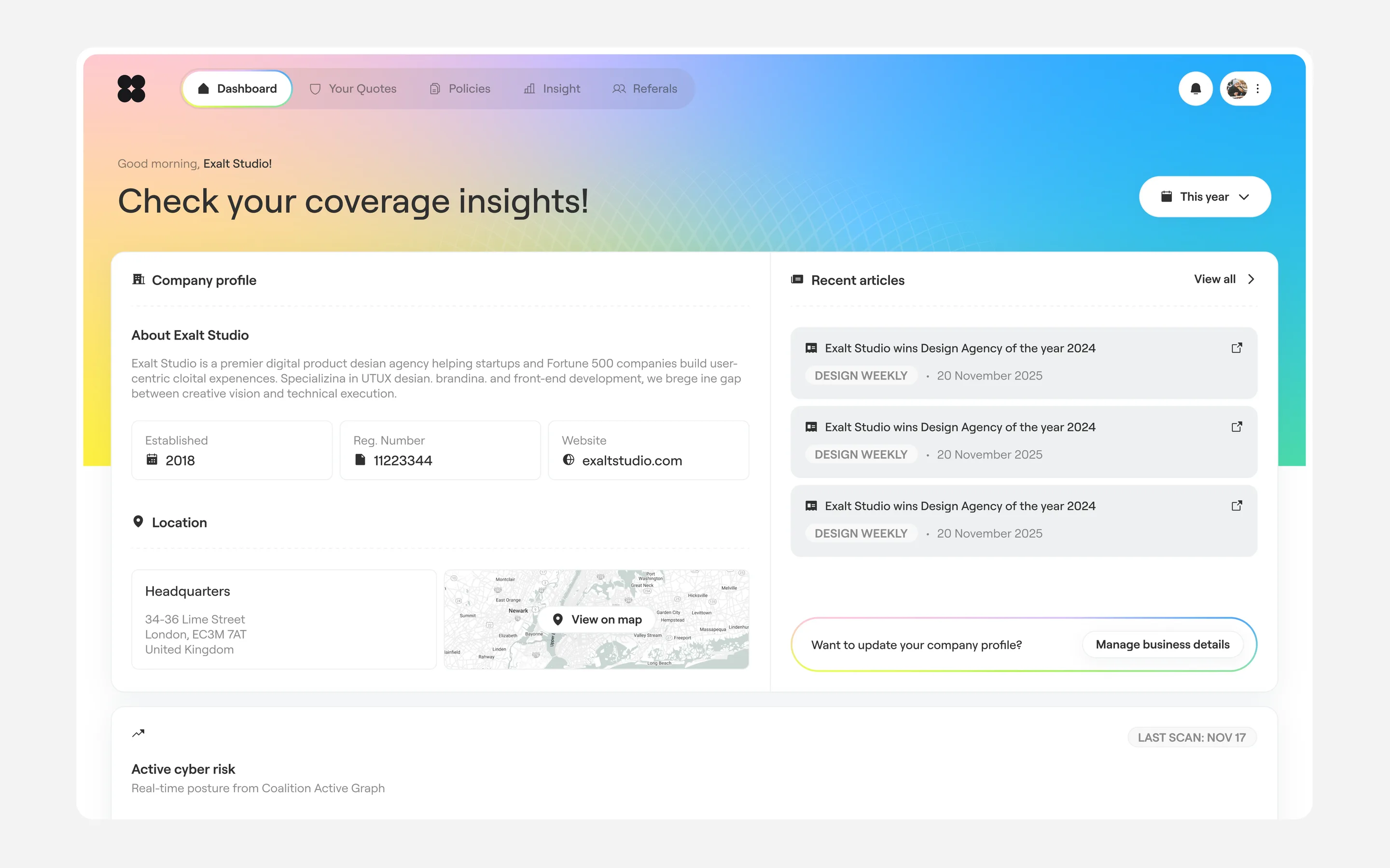 Meshed product screenshot